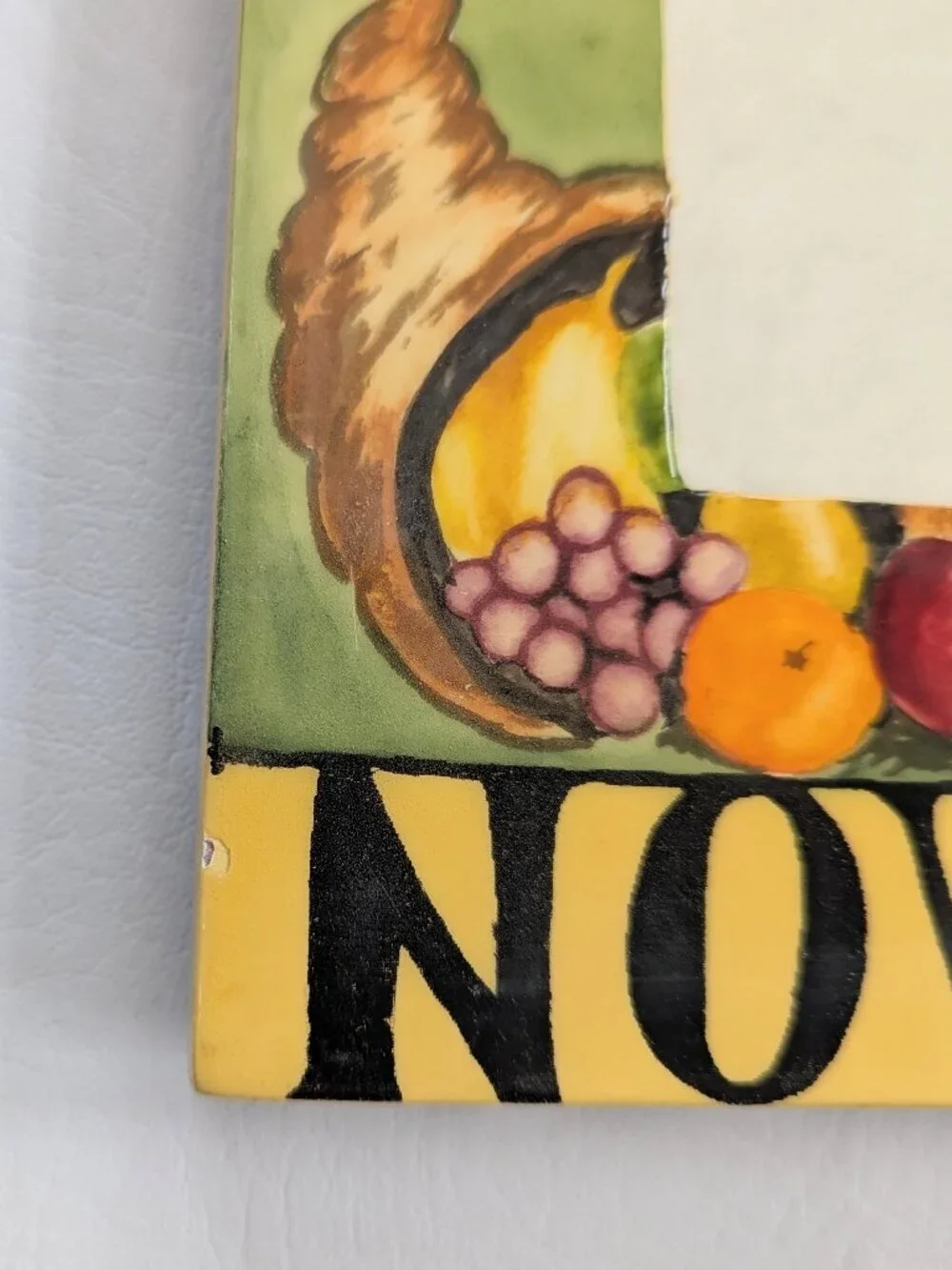 Vintage90's  Exposures Hand Painted November Photo Frame Months Of The Year